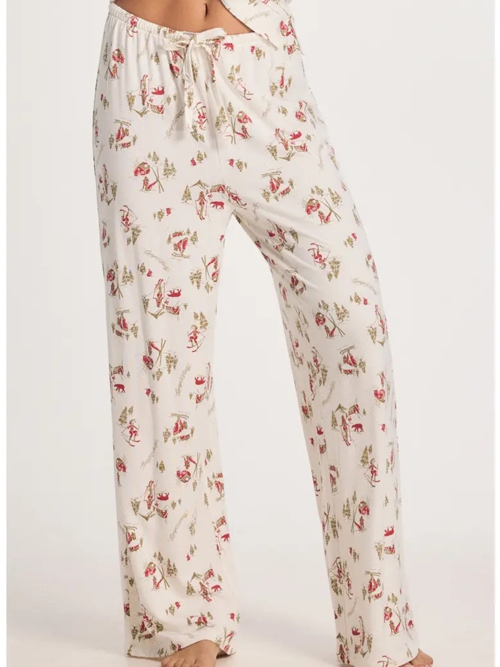 Savage X Fenty Petal White Sultry Slopes Softcore Modal Sleep Pant